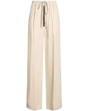 Rick Owens Trousers Viscose, Acetate - Natural