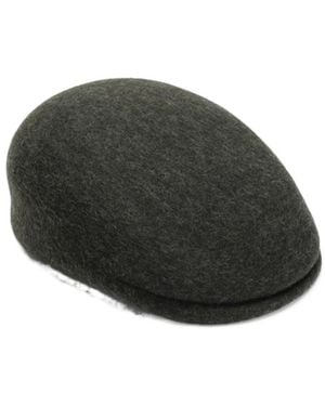 Loro Piana Wool Felt Flat-Top Hat - Gray