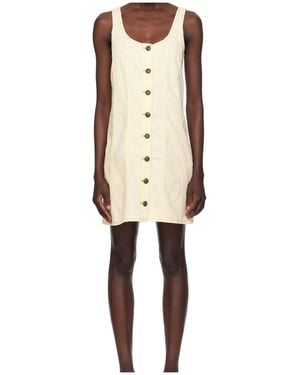 Rag & Bone Laney Denim Minidress - Natural