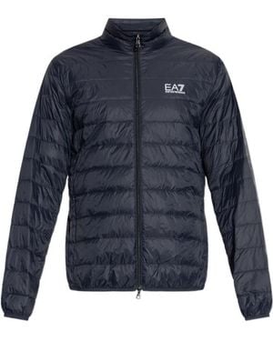 EA7 Quilted Zip Jacket - Blue