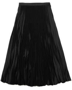 Jil Sander Elastic-Waist Skirt - Black