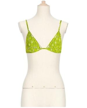 Dior Straddle Bikini Top - Yellow