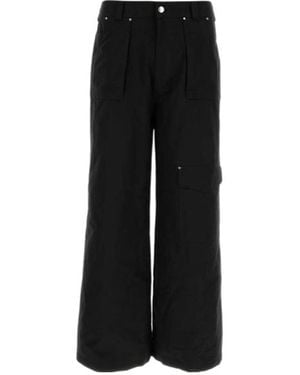 McQueen Pocket Cotton Trousers - Black