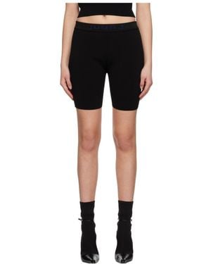 Juun.J Logo Sports Shorts - Black