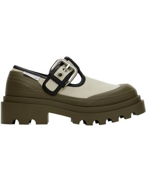 Bottega Veneta Trek Mary Jane Casual Shoes - Green