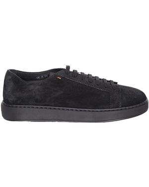 Santoni Lace-Up Sneakers - Black