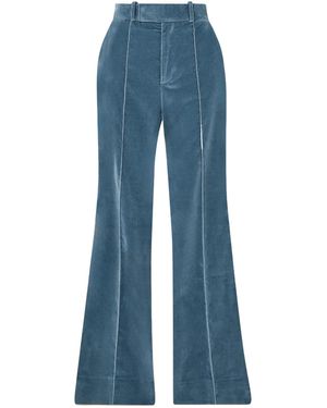 FRAME Straight-Leg Casual Trousers - Blue