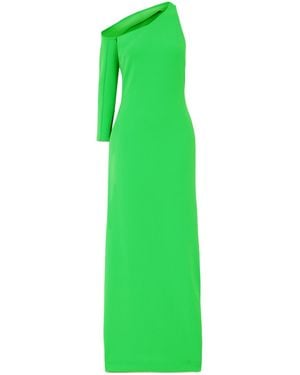 Solace London Saren One-Shoulder Maxi Dress - Green