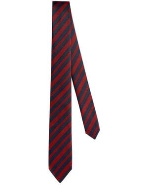 Dior Homme Striped Tie - Purple