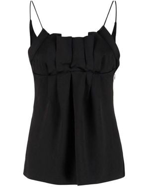 Jil Sander V-Back Vest Top - Black