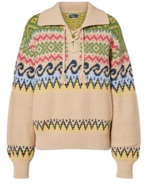 Polo Ralph Lauren Versatile Minimalist Knit Jumper - Metallic