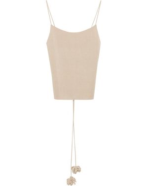 By Malene Birger Gillian Strappy Top - White