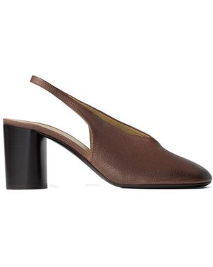 Lemaire Glove Slingback Court Shoes - Brown
