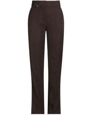 Jacquemus High-Waisted Casual Trousers - Brown