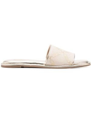 Michael Kors Michael Hayworth Slip-On Sandals - White