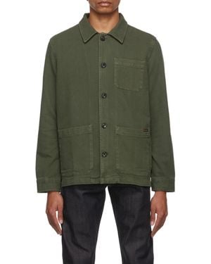Nudie Jeans Long Sleeve Casual Jacket - Green