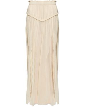 Isabel Marant Rolande Georgette Maxi Skirt - Natural