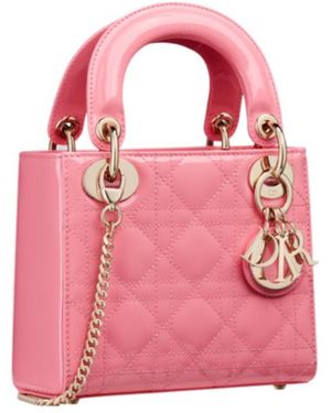 Dior Mini Iviera Lady Bag - Pink