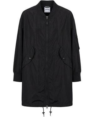 Aspesi Long Bomber Jacket - Black
