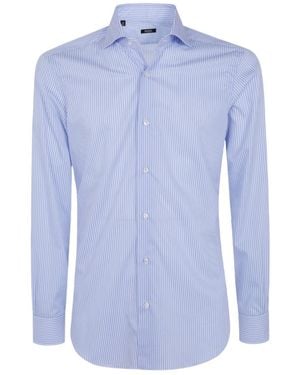 Barba Napoli Long-Sleeved Shirt - Blue