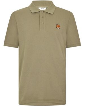 Maison Kitsuné Shortsleeve Polo - Green