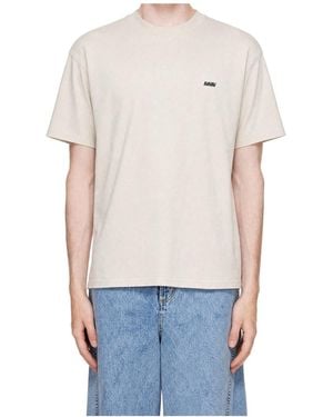 AVAVAV Ribbed Crew-Neck T-Shirt - Blue