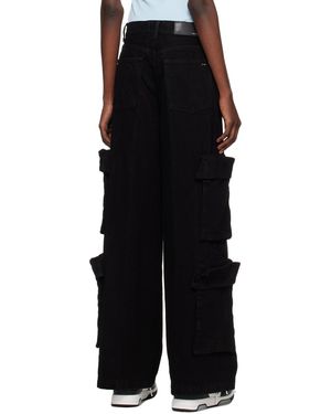 Amiri Belt Loop Work Casual Pants - Black