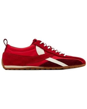Alohas Tb.304 Lace-Up Trainers - Red