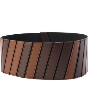 Alaïa Elastic Belt - Brown