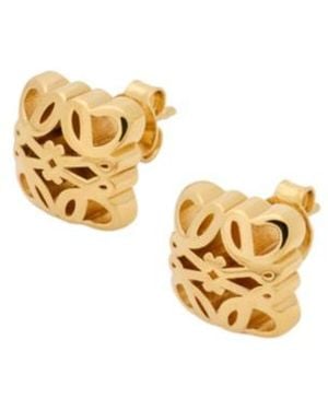 Loewe Anagram Bombe Stud Earrings - Metallic