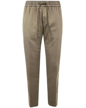 Dondup Linen-Blend Trousers - Natural