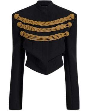KHAITE Long-Sleeve Casual Jacket - Black