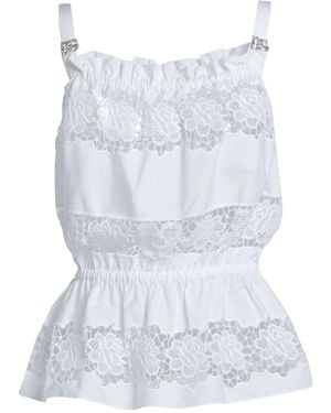Dolce & Gabbana Solid Color Tops - Blue
