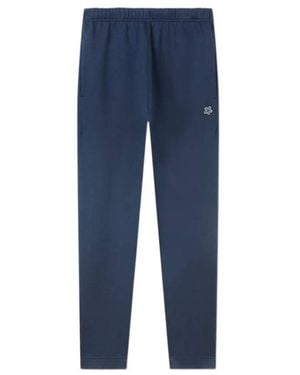 KENZO Boke Flower Logo Patch Joggers - Blue