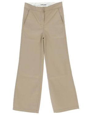 Palm Angels Straight Leg Chino Trousers - Natural