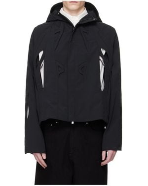 HELIOT EMIL Hooded Casual Jacket - Black