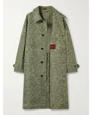 Gucci Bonded Poplin Coat - Green