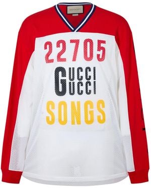 Gucci Long Sleeve T-Shirt - Red