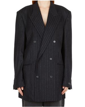Eytys Pinstripe Blazer - Black