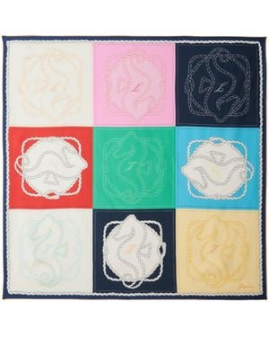 Jacquemus The Hippocampe Large Scarf - Blue