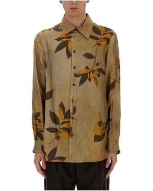 Uma Wang Long-Sleeved Shirt - Multicolour