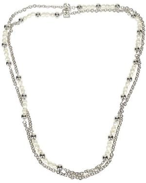 Dolce & Gabbana Logo Necklace - Metallic
