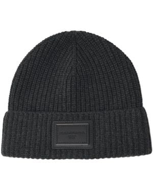 Dolce & Gabbana Cashmere Beanie - Black