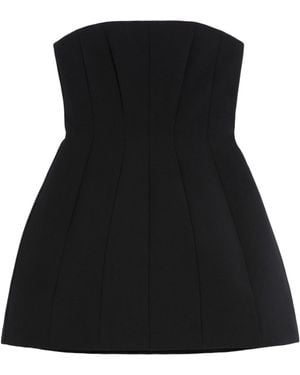 Max Mara Betel Sable Bustier Dress - Black