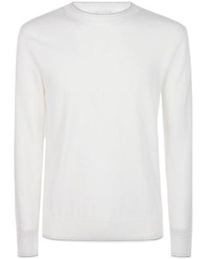 Eleventy Maglia Girocollo Lana - White