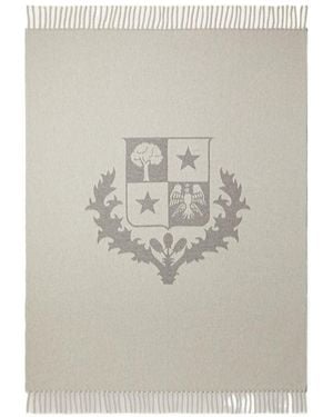 Loro Piana Donegal Plaid - White