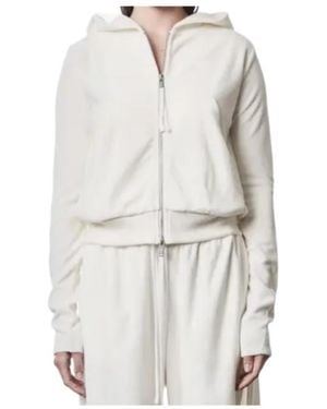 Thom Krom Terry Zip-Up Hoodie - White