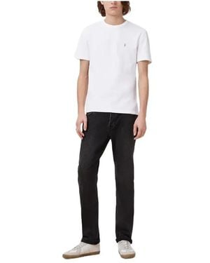 AllSaints Ellis Logo-Detail T-Shirt - White