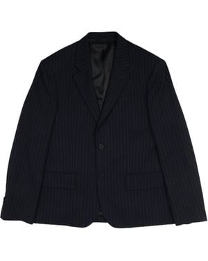 Acne Studios Pinstripe Blazer - Blue