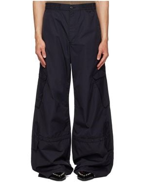 Egonlab Pocket Cargo Casual Pants - Blue
